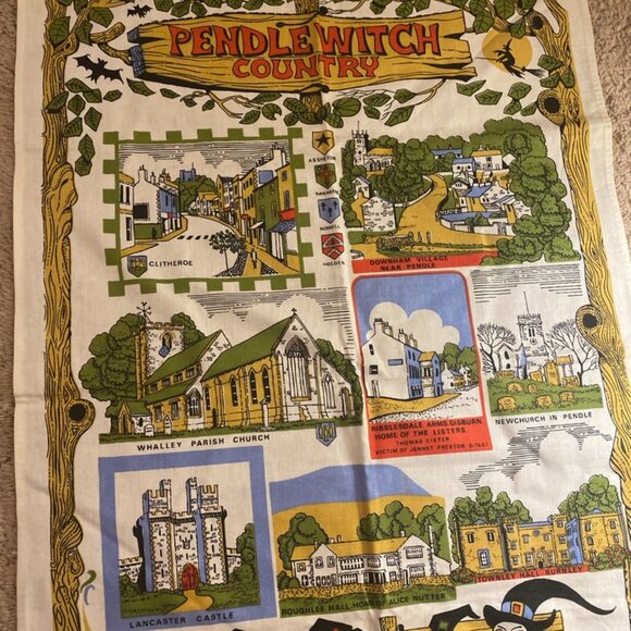 80s Pendle Witch Country Kitchen Towel by Monitor Designs - Picture 5 of 11